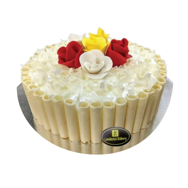 Special White Forest Cake Design 1 pound